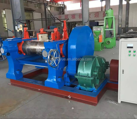 품질  Rubbers Recycling XK400 Two Mill Rubber Roll Industry Mixing Mill Rubber Open Rubber Kneader 공장